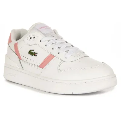 Lacoste T Clip Set In White / Pink 748SFA00421Y9